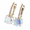 exklusive swarovski vergoldete ohrringe