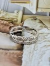 Goldring 18,60 mm. vergoldete Verlobung Xuping