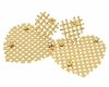 goldene Ohrringe aus Edelstahl