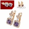 exklusive swarovski vergoldete ohrringe