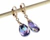 exklusive swarovski vergoldete ohrringe