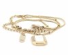 ARMBAND GOLD CELEBRITY EDELSTAHL