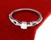 Goldring 18,60 mm. vergoldete Verlobung Xuping
