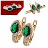 exklusive swarovski vergoldete ohrringe