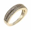 Goldring 18,60 mm. vergoldete Verlobung Xuping
