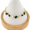 Armband aus 18 Karat vergoldetem Gold