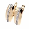 exklusive swarovski vergoldete ohrringe