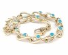 ARMBAND GOLD CELEBRITY EDELSTAHL