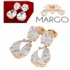 exklusive swarovski vergoldete ohrringe