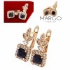 exklusive swarovski vergoldete ohrringe