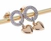 exklusive swarovski vergoldete ohrringe