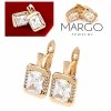 exklusive swarovski vergoldete ohrringe