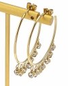 goldene Ohrringe aus Edelstahl