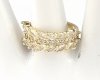 Goldring 18,60 mm. vergoldete Verlobung Xuping