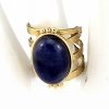 Ring 18,30 mm, goldener Edelstahl