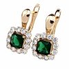 exklusive swarovski vergoldete ohrringe