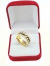 Ring 19,00 mm, goldener Edelstahl