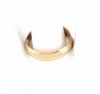 Goldring 23,30 mm. vergoldete Verlobung Xuping