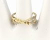 Goldring 18,60 mm. vergoldete Verlobung Xuping