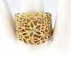 Ring 18,30 mm, goldener Edelstahl