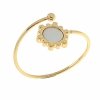 Ring 18,30 mm, goldener Edelstahl