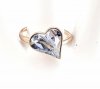 gold ring 18,30mm. gold-plated engagement xuping