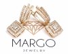 exclusive swarovski gold-plated earrings