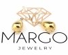 gold earrings made of stainless steel