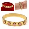 BRACELET GOLD CELEBRITY STAINLESS STEEL