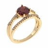 gold ring 17,30mm. gold-plated engagement xuping