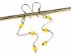 gold earrings made of stainless steel