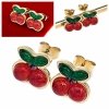 gold earrings made of stainless steel