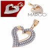 gold pendant 18k shiny xuping