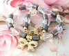 BRACELET GOLD CELEBRITY STAINLESS STEEL