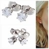 gold plated earrings with exclusive cubic zirconia