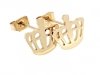 gold earrings made of stainless steel