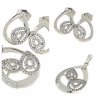 18k gold plated set pendant earrings xuping