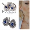 18k gold plated set pendant earrings xuping