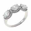 gold ring 17,00mm. gold-plated engagement xuping