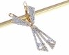 exclusive swarovski gold-plated earrings