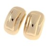 gold plated earrings with exclusive cubic zirconia