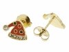 gold earrings made of stainless steel