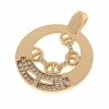 gold pendant 18k shiny xuping