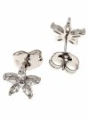 gold plated earrings with exclusive cubic zirconia