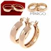 gold plated earrings with exclusive cubic zirconia