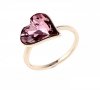 gold ring 17,00mm. gold-plated engagement xuping