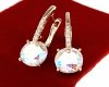 exclusive swarovski gold-plated earrings