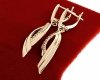 exclusive swarovski gold-plated earrings
