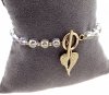 BRACELET GOLD CELEBRITY STAINLESS STEEL