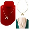 GOLD CHAIN NECKLACE celebrity STAINLESS STEEL